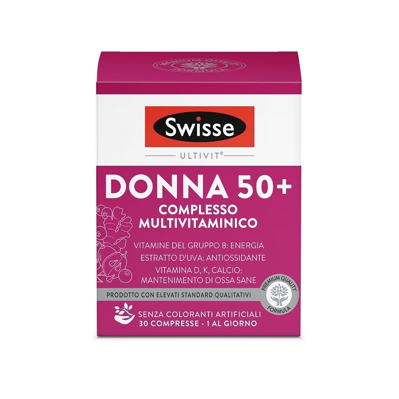 Swisse multivitaminico donna 50+ 30 compresse