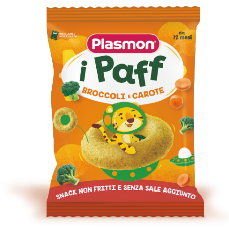 Plasmon paff anellini broccoli carota 15 g