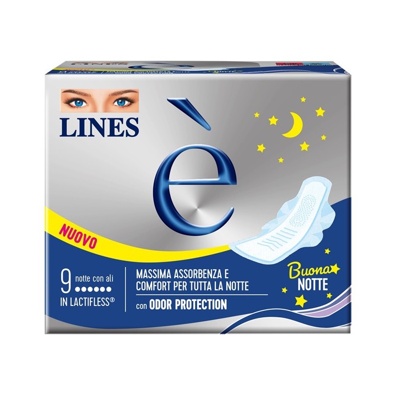 Lines e' notte carry pack 9 pezzi