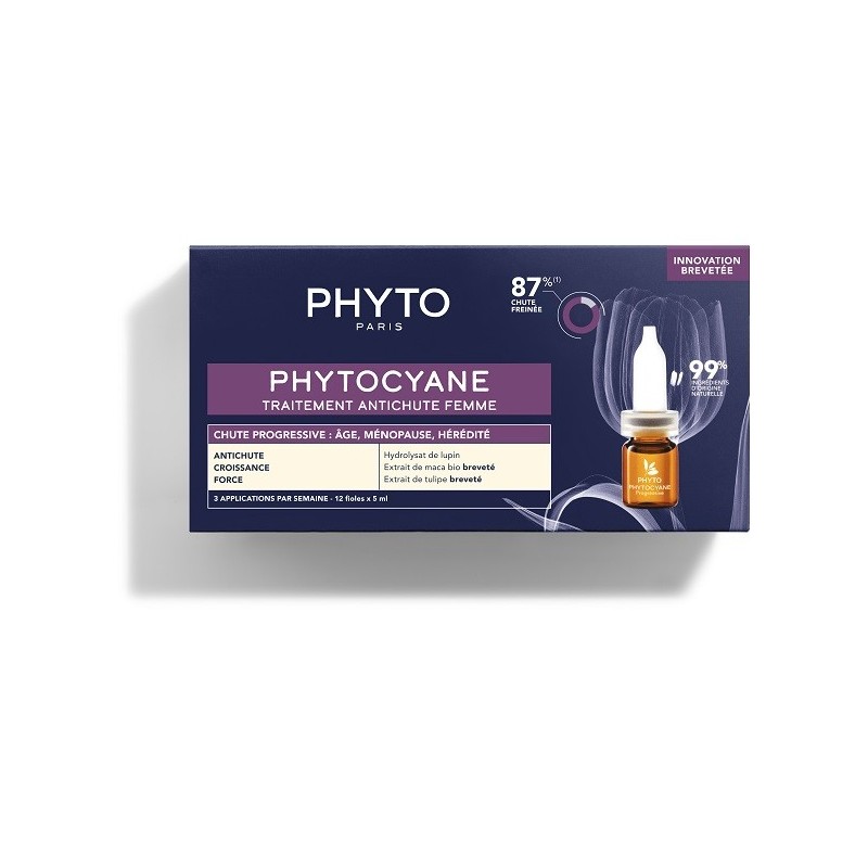 Phytocyane fiale donna caduta progressiva 12 fiale da 5 ml