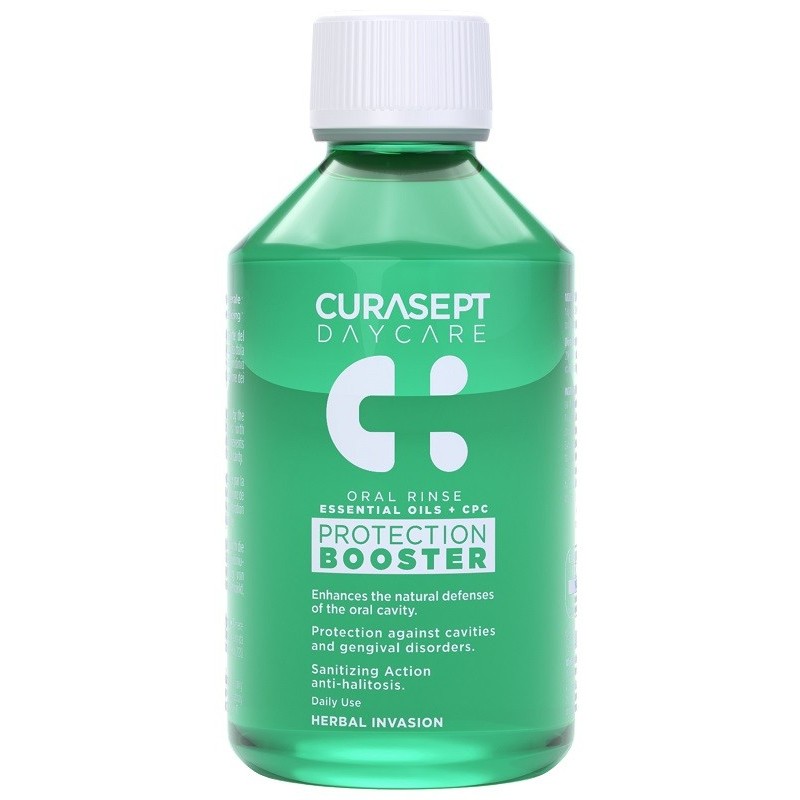 Curasept daycare collutorio protection booster herbal invesion 100 ml Curasept daycare collutorio protection booster herbal invesion 100 ml