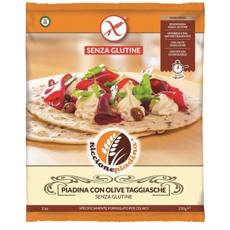 Riccione piadina con olive taggiasche 250 g