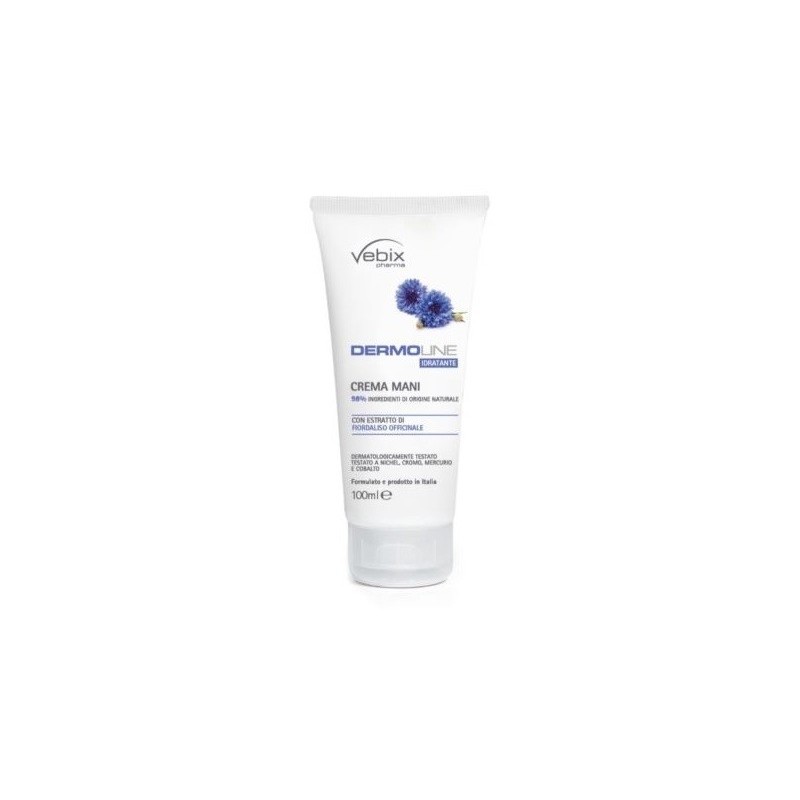 Vebix dermoline crema mani fiordaliso 100 ml