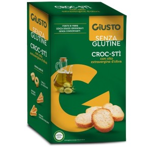 Giusto senza glutine croc-sti' con olio extravergine d'oliva100 g