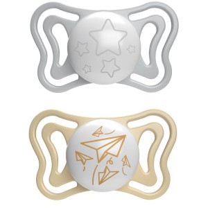 Chicco succhietto light lumi silicone 6-16m 2 pezzi