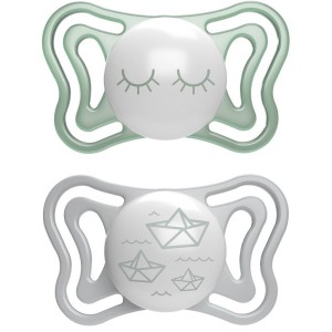 Chicco succhietto light lumi silicone 16-36m 2 pezzi