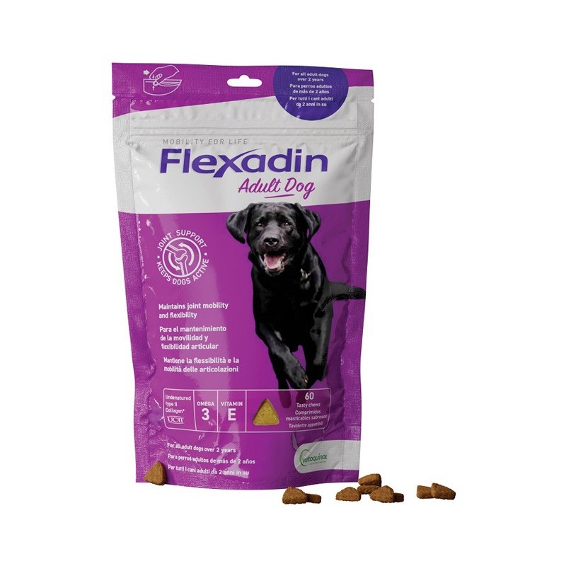 Flexadin adult dog 60 tavolette appetibili Flexadin adult dog 60 tavolette appetibili