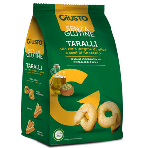 Giusto senza glutine taralli finocchio 175 g