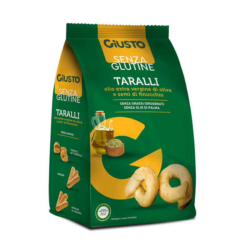 Giusto senza glutine taralli finocchio 175 g
