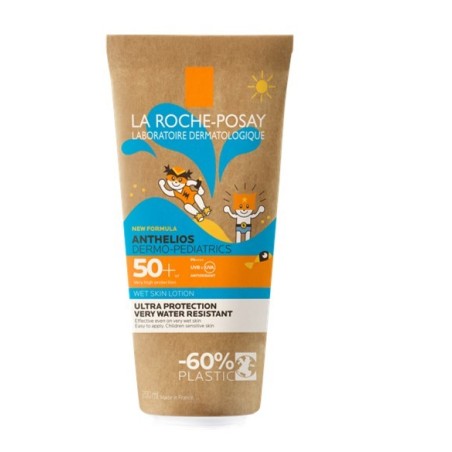 Anthelios gel pelle bagnata bambino 50+ 200 ml paperpack
