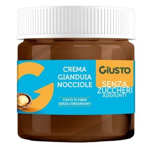 Giusto senza zucchero crema gianduia nocciole 200 g