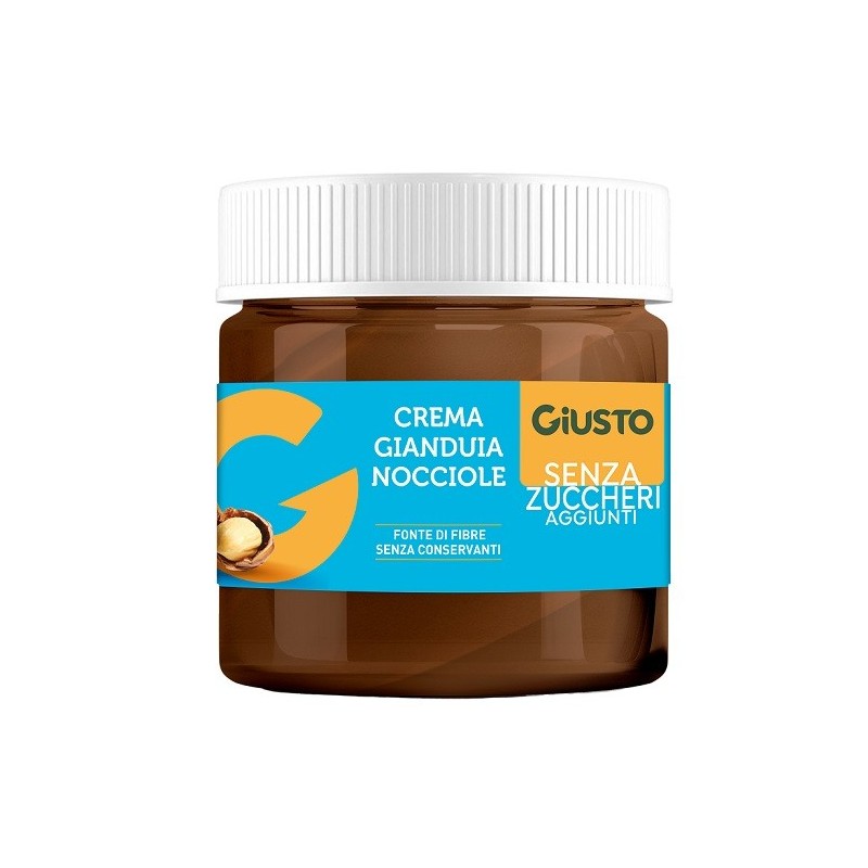 Giusto senza zucchero crema gianduia nocciole 200 g