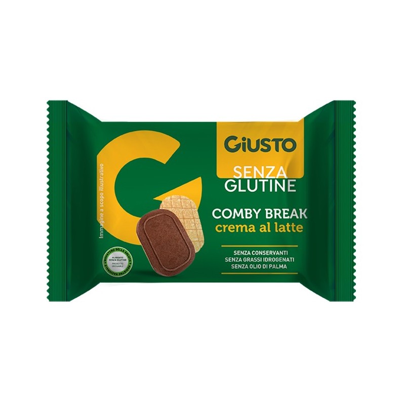 Giusto senza glutine comby break crema latte 26 g