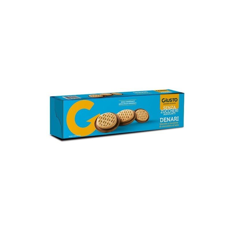 Giusto senza zucchero denari 120 g