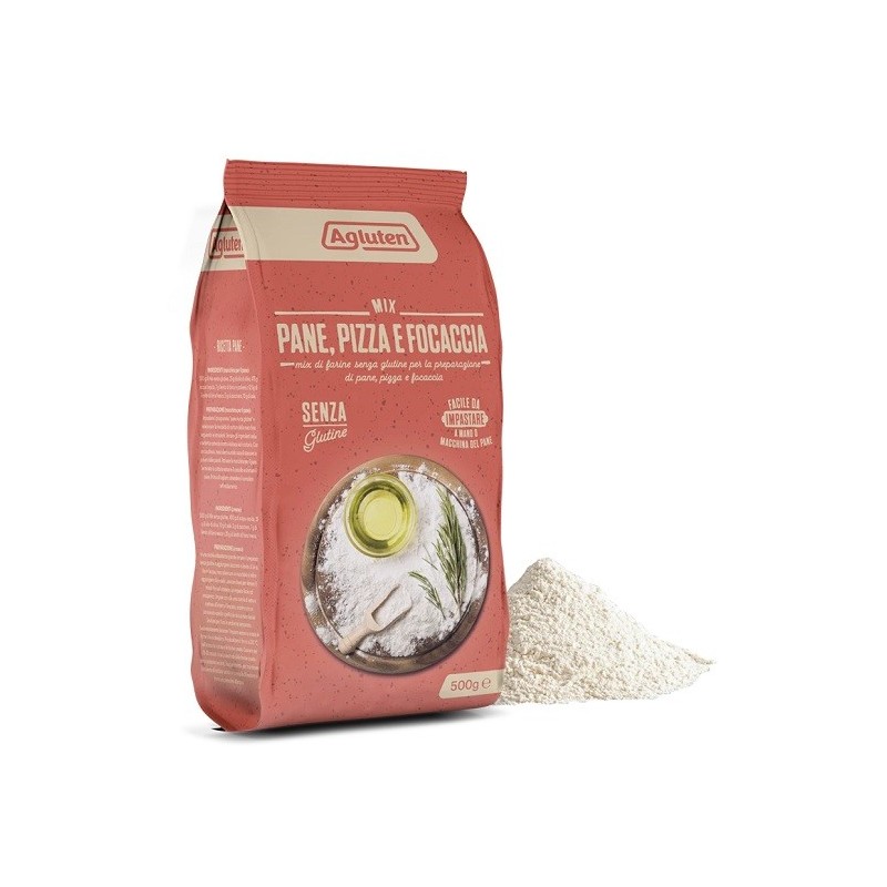 Agluten mix pane/pizza/focaccia 500 g Agluten mix pane/pizza/focaccia 500 g
