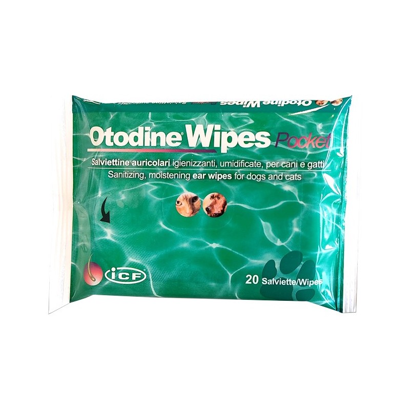 Otodine wipes pocket 20 pezzi Otodine wipes pocket 20 pezzi