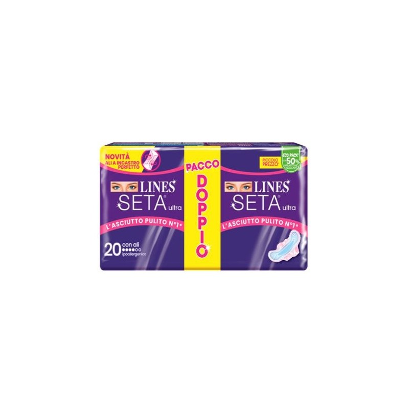 Lines seta ultra assorbenti ali vp 20 pezzi