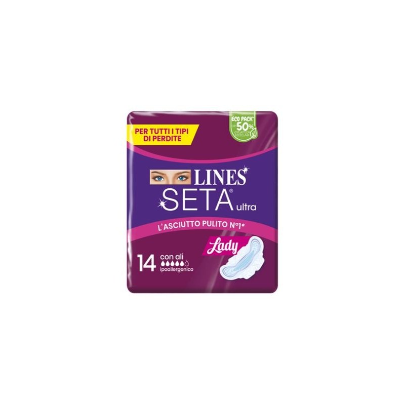 Lines seta ultra assorbenti lady ali cp 14 pezzi