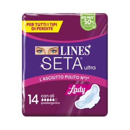 Lines seta ultra assorbenti lady ali cp 14 pezzi