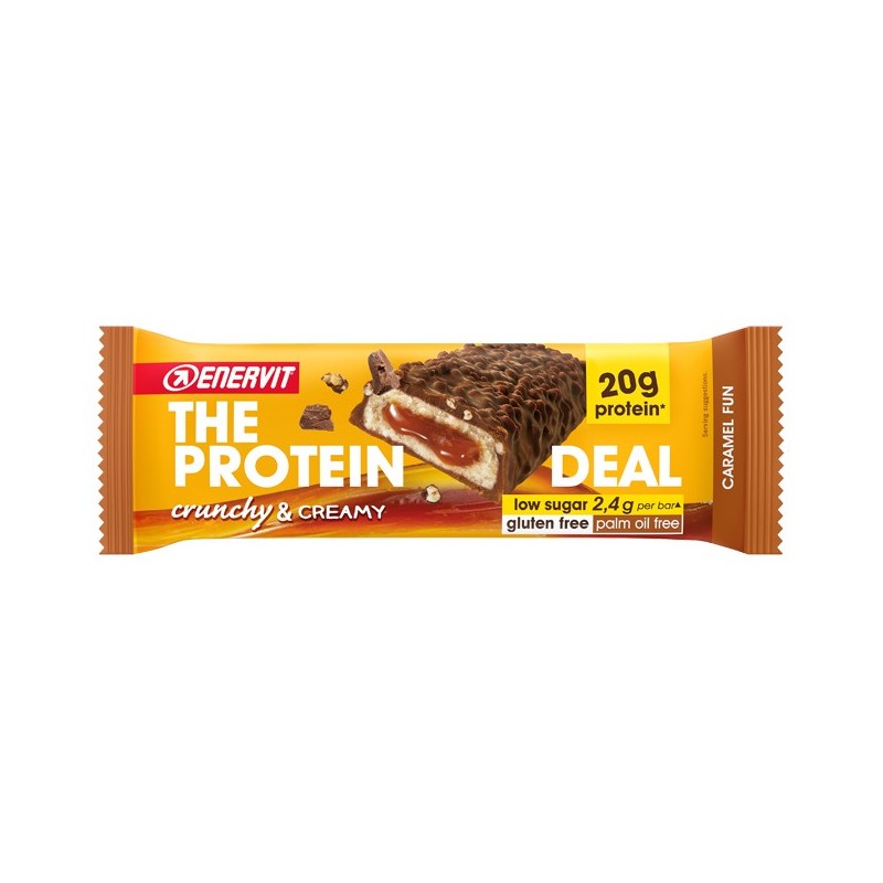 The protein deal caramel fun barretta 55 g The protein deal caramel fun barretta 55 g