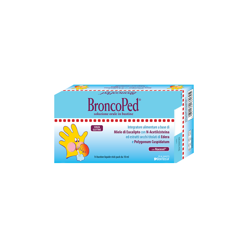 Broncoped soluzione orale 14 bustine stick pack da 10 ml
