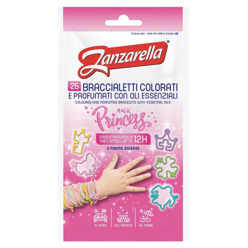 Zanzarella braccialetti princess 25 pezzi Zanzarella braccialetti princess 25 pezzi
