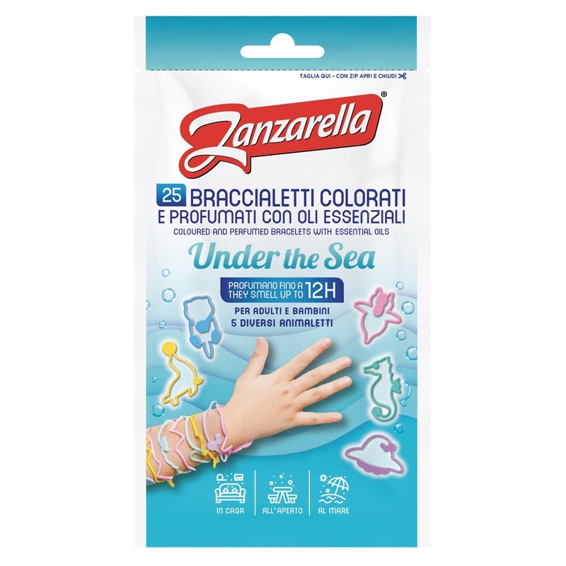 Zanzarella braccialetti under the sea 25 pezzi Zanzarella braccialetti under the sea 25 pezzi