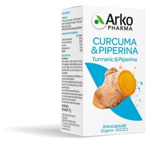 Arko capsule curcuma + piperina 40 capsule