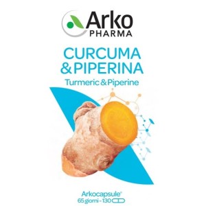 Arko capsule curcuma + piperina 130 capsule
