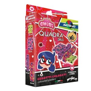 Cerotto master-aid quadra girls lady bug assortiti 18 pezzi