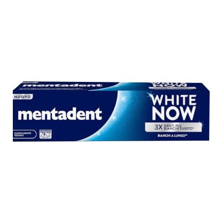 Mentadent dentifricio white now original 75 ml