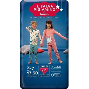 Pannolino pampers babycare salvapigiamino s/m 10 pezzi