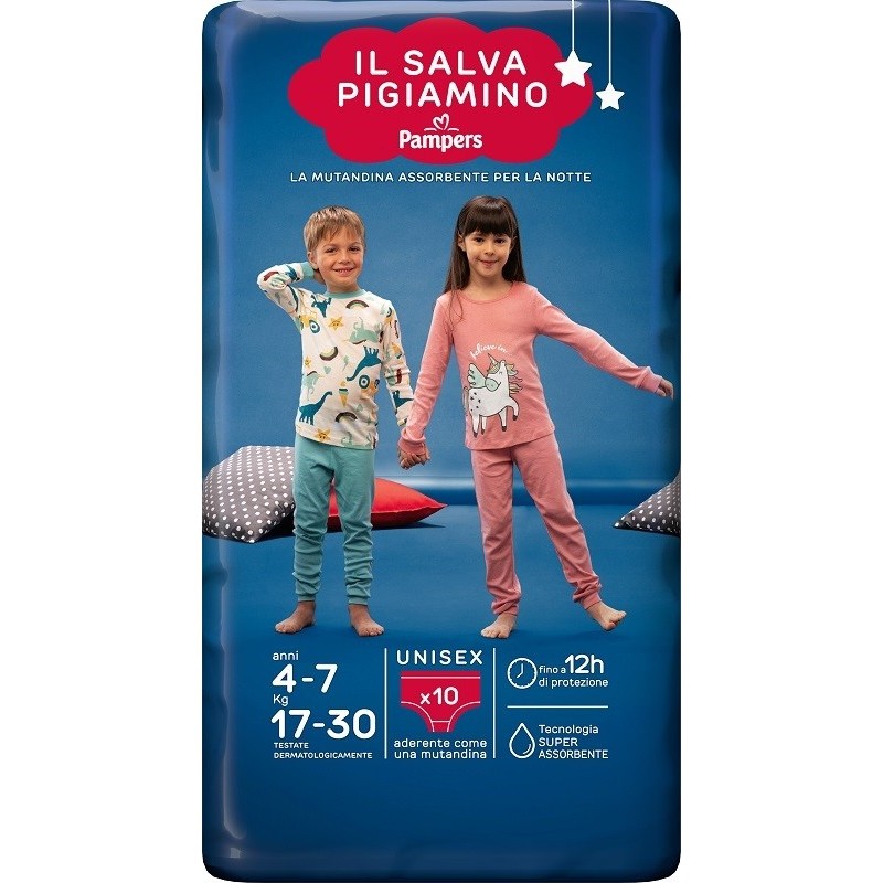 Pannolino pampers babycare salvapigiamino s/m 10 pezzi