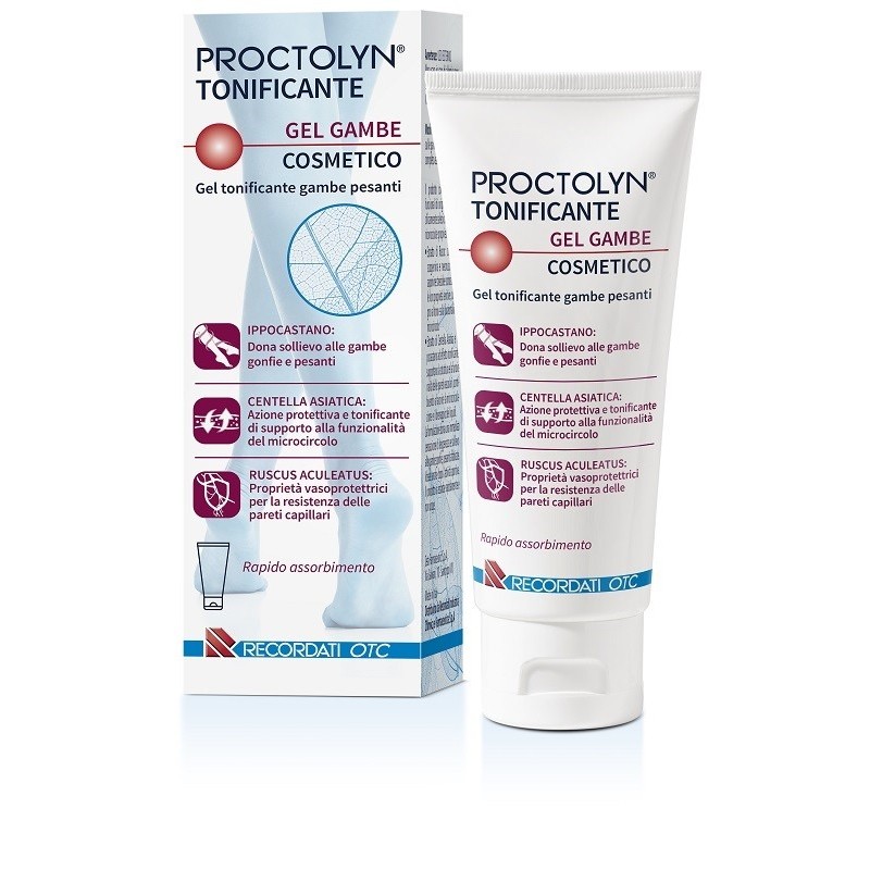 Proctolyn tonificante gel gambe 100 ml Proctolyn tonificante gel gambe 100 ml
