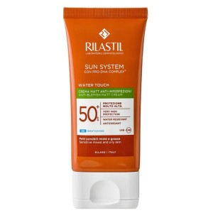 Rilastil sun system water touch fluido spf50+ 50 ml nuova formulazione