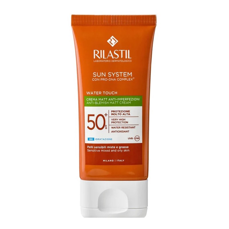 Rilastil sun system water touch fluido spf50+ 50 ml nuova formulazione Rilastil sun system water touch fluido spf50+ 50 ml nuova formulazione
