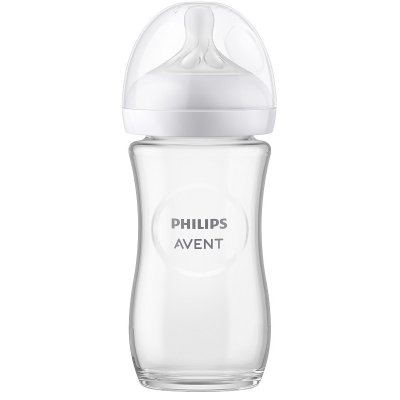 Avent biberon natural response in vetro da 240ml tettarellaflusso 3