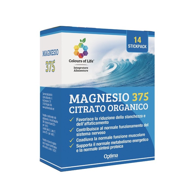 Colours of life magnesio 375 14 stick