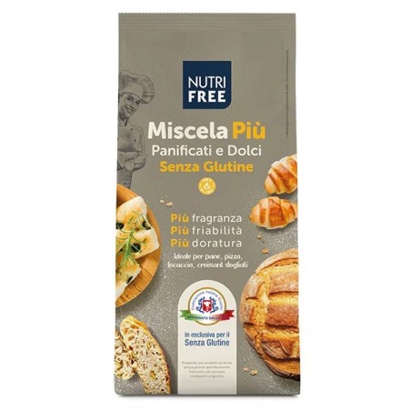 Nutrifree miscela piu' panificati e dolci 1 kg