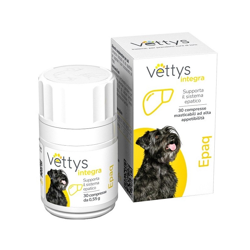 Vettys integra epaq cane 30 compresse masticabili Vettys integra epaq cane 30 compresse masticabili
