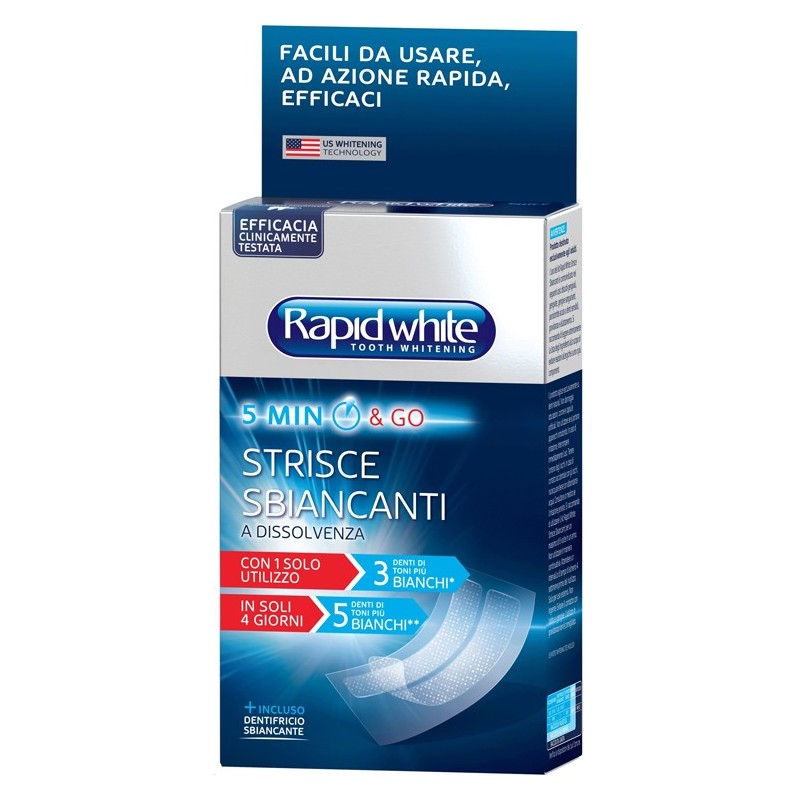 Rapid white kit strisce sbiancanti 8 pezzi