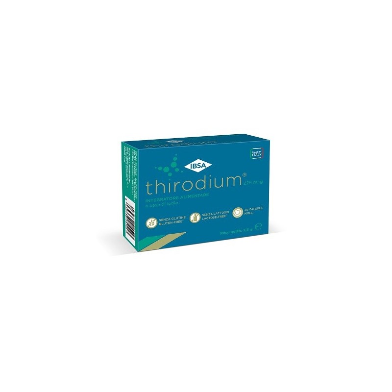 Thirodium 225mcg 30 capsule molli