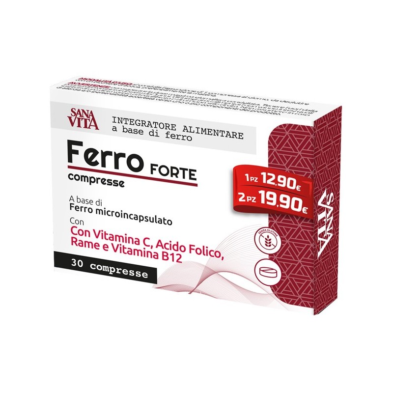 Sanavita ferro forte 30 compresse