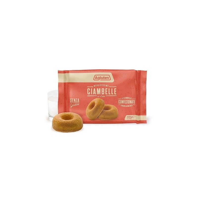 Agluten ciambelle 4 pezzi da 55 g Agluten ciambelle 4 pezzi da 55 g