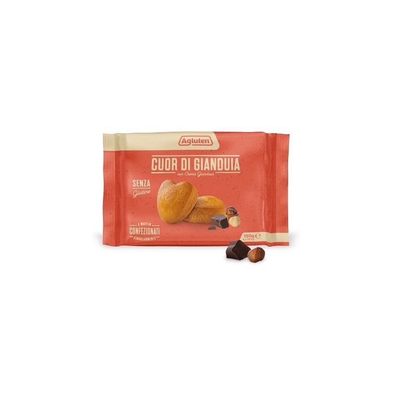 Agluten cuor di gianduia 150 g