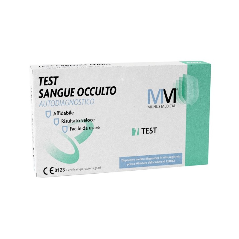 Munus medical test autodiagnostico sangue occulto