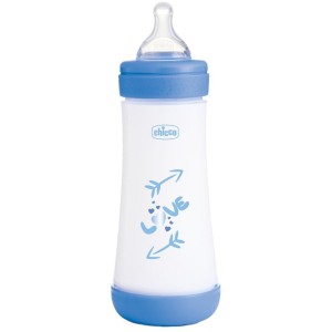 Chicco biberon p5 300ml fast silicone boy