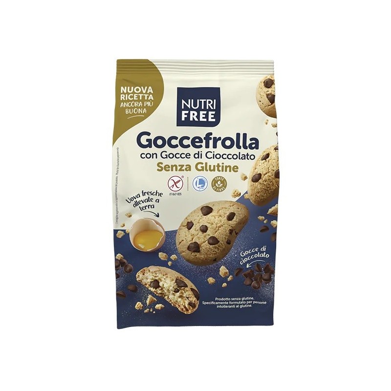 Nutrifree goccefrolla con gocce di cioccolato 300 g