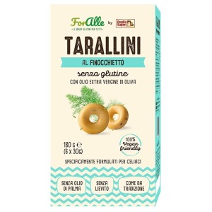 Foralle tarallini senza glutine finocchietto 6 bustine da 30g