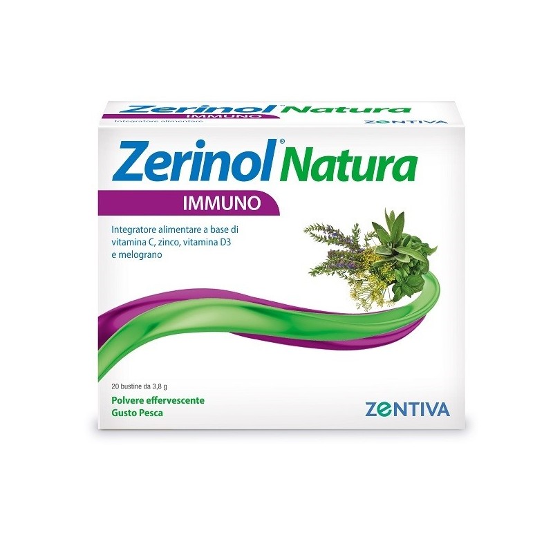 Zerinol natura immuno 20 bustine